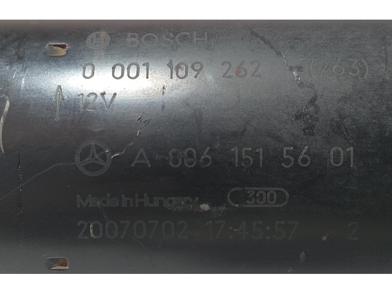 Recambio de motor arranque para mercedes-benz clase m (w164) 420 / 450 cdi (164.128) referencia OEM IAM A0061515601 72056 R