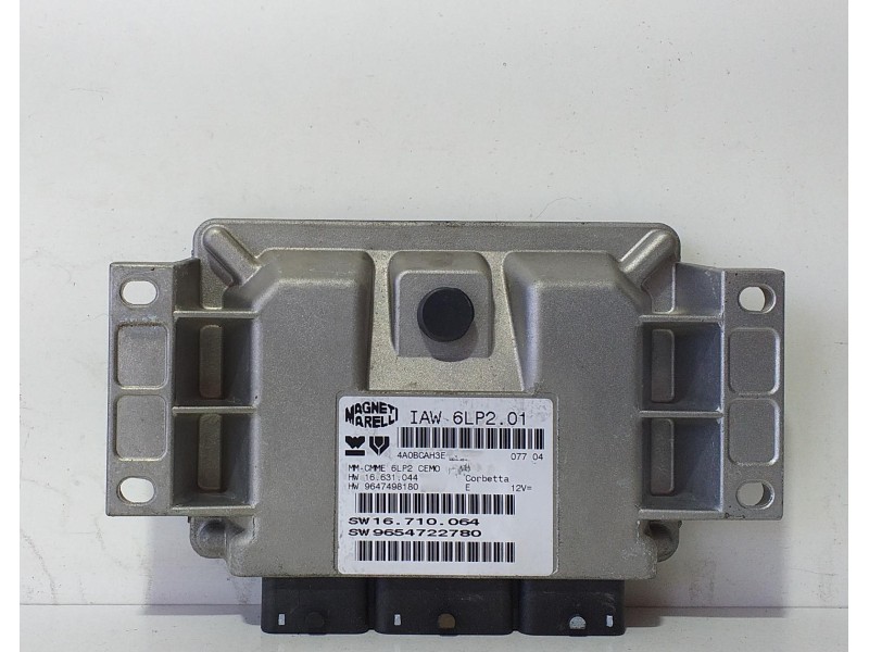 Recambio de centralita motor uce para peugeot 206 berlina e-music referencia OEM IAM 9654722780 72180 R