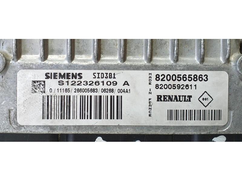 Recambio de centralita motor uce para renault scenic ii authentique referencia OEM IAM 8200565863 72181 R Recambio de centralita motor uce para renault scenic ii authentique referencia OEM IAM 8200565863 72181 R