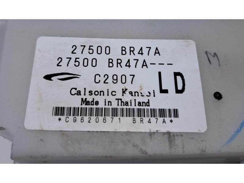Recambio de mando climatizador para nissan qashqai (j10) acenta referencia OEM IAM 27500BR47A 76899 