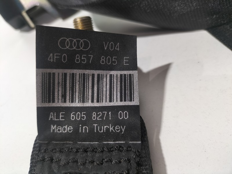 Recambio de cinturon seguridad trasero derecho para audi a6 allroad quattro (4fh) 3.0 tdi referencia OEM IAM 4F0857805E 79680 R