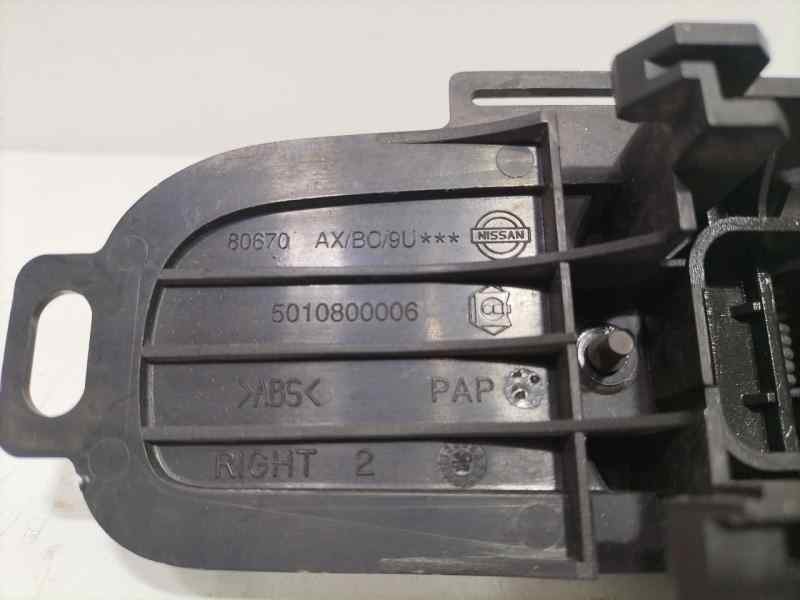 Recambio de maneta interior delantera derecha para nissan micra (k12e) acenta referencia OEM IAM 5010800006 84181 