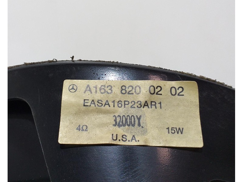 Recambio de sistema audio / radio cd para mercedes-benz clase m (w163) 320 (163.154) referencia OEM IAM A1638200202 63697 