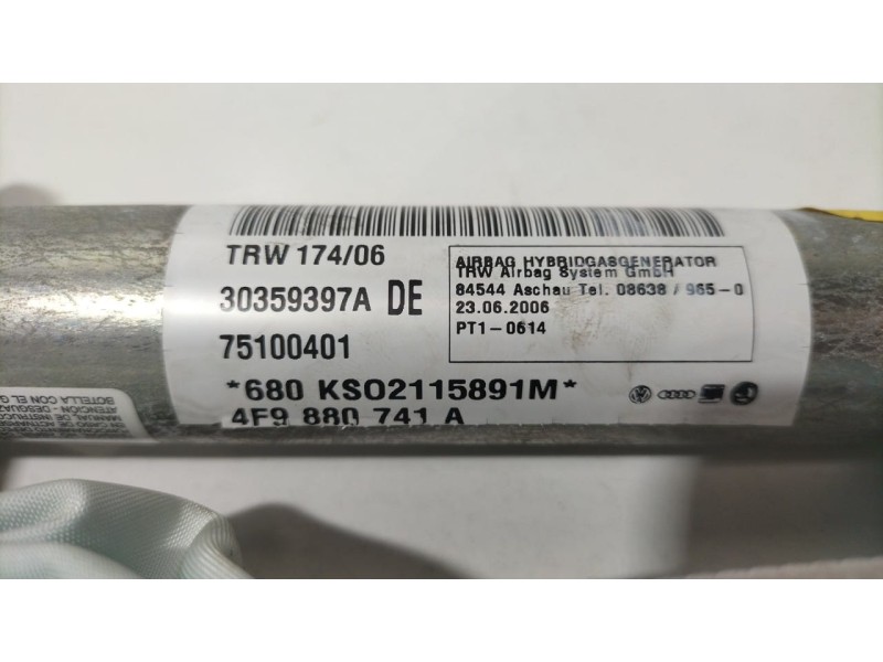 Recambio de airbag cortina delantero izquierdo para audi a6 allroad quattro (4fh) 3.0 tdi referencia OEM IAM 4F9880741A 79686 R