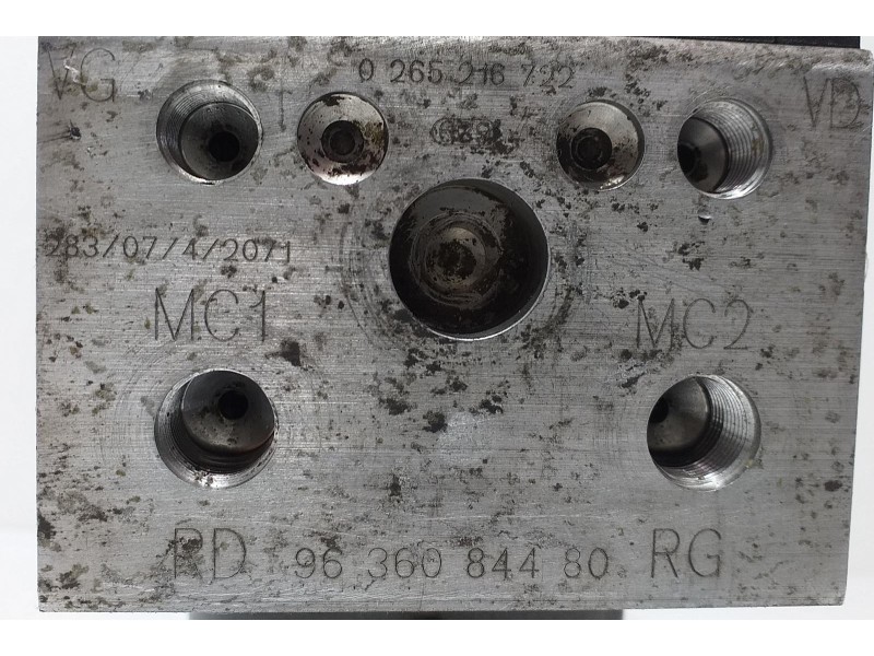 Recambio de abs para citroën xsara berlina 2.0 hdi 66kw premier referencia OEM IAM 9636084480 63719  Recambio de abs para citroën xsara berlina 2.0 hdi 66kw premier referencia OEM IAM 9636084480 63719