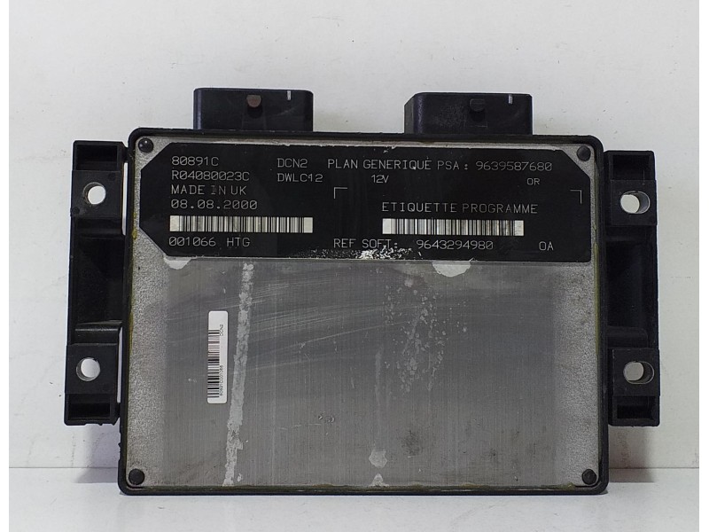 Recambio de centralita motor uce para peugeot 206 berlina x-line referencia OEM IAM 9639587680 72259 R Recambio de centralita motor uce para peugeot 206 berlina x-line referencia OEM IAM 9639587680 72259 R