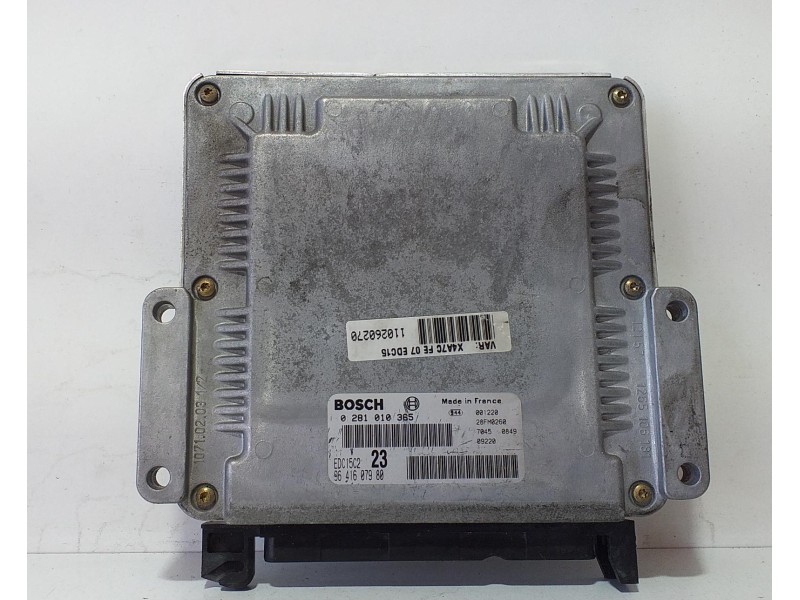 Recambio de centralita motor uce para citroën c5 berlina 2.0 hdi 90 sx/sx automático referencia OEM IAM 9641607980 72272 R