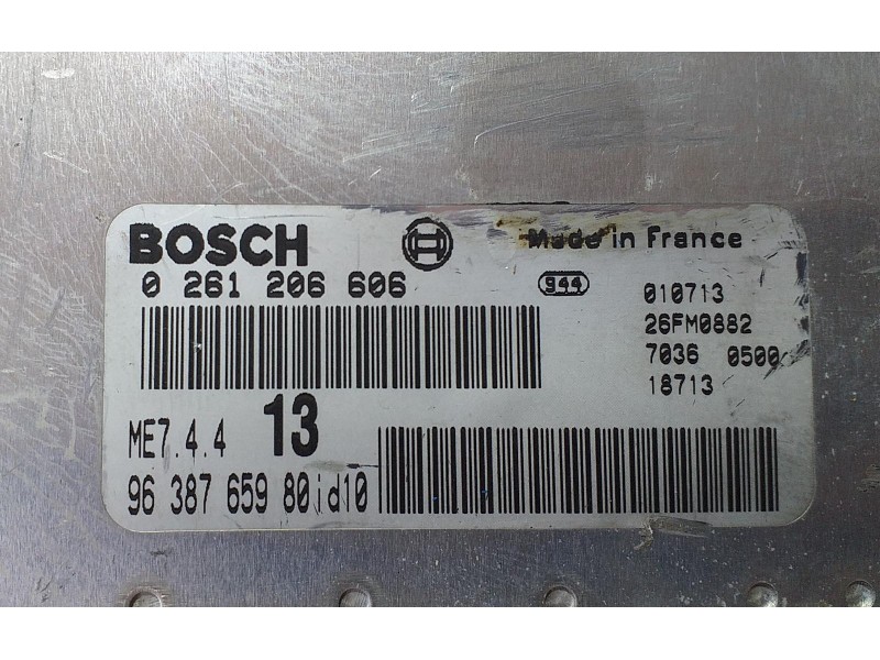 Recambio de centralita motor uce para citroën xsara berlina 1.6 16v chrono referencia OEM IAM 9638765980 72292 R Recambio de centralita motor uce para citroën xsara berlina 1.6 16v chrono referencia OEM IAM 9638765980 72292 R