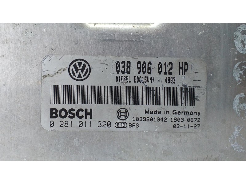 Recambio de centralita motor uce para seat cordoba berlina (6l2) fresh referencia OEM IAM 038906012HO 72303 R Recambio de centralita motor uce para seat cordoba berlina (6l2) fresh referencia OEM IAM 038906012HO 72303 R