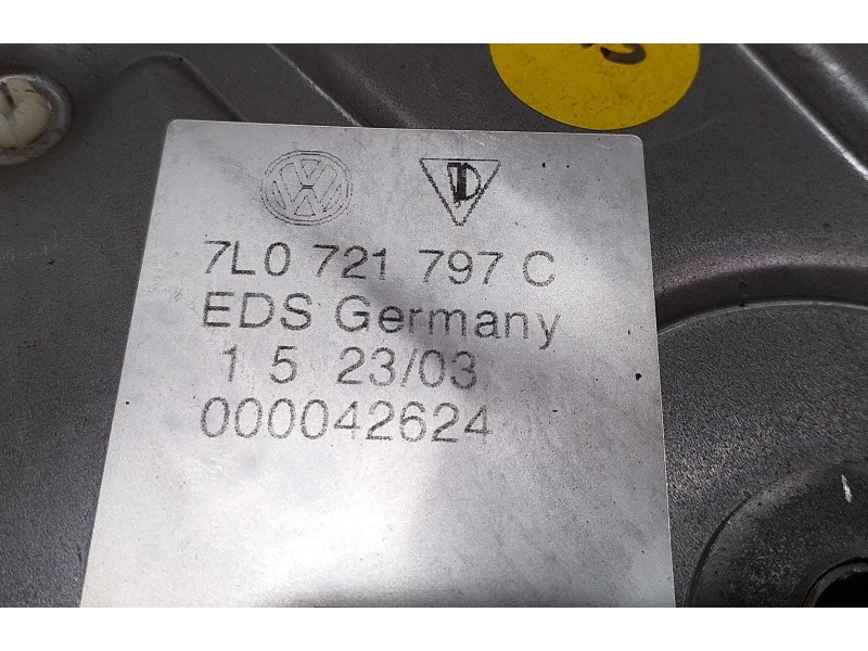 Recambio de palanca freno de mano para porsche cayenne (typ 9pa) 4.5 v8 cat referencia OEM IAM 7L0121797C 51821 