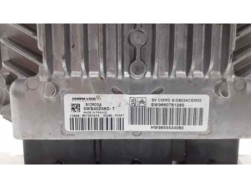 Recambio de centralita motor uce para citroën c5 berlina 2.0 hdi 90 x referencia OEM IAM 9660781280 39120 