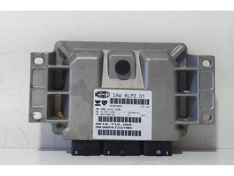 Recambio de centralita motor uce para peugeot 206 berlina e-music referencia OEM IAM 9654722780 72404 R