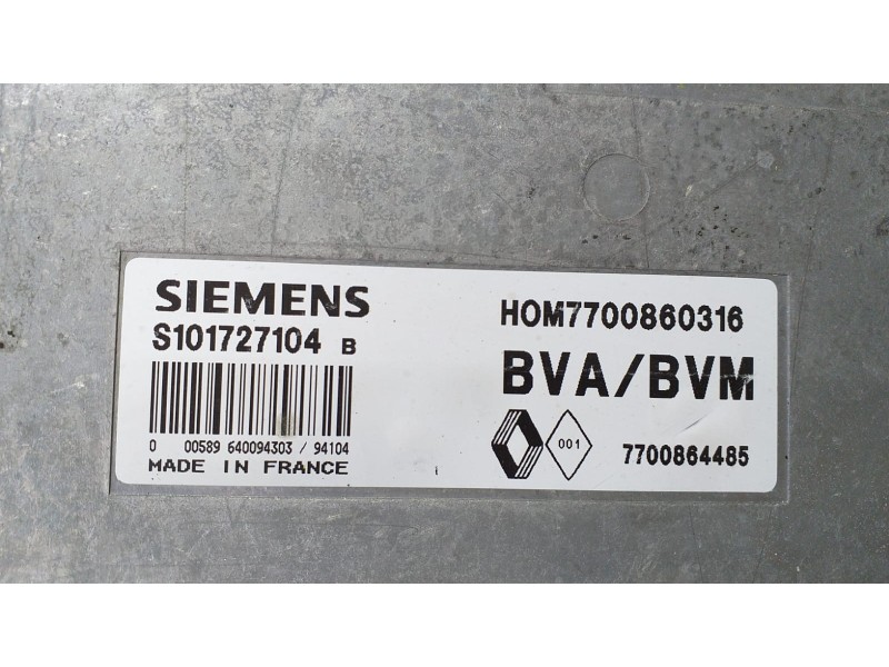 Recambio de centralita motor uce para renault laguna (b56) 2.0 rxe (b56c/h/l) referencia OEM IAM 7700860316 72437 R