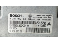 Recambio de centralita motor uce para citroën xsara picasso 1.6 hdi 90 sx referencia OEM IAM 9663268380 72457 R 2