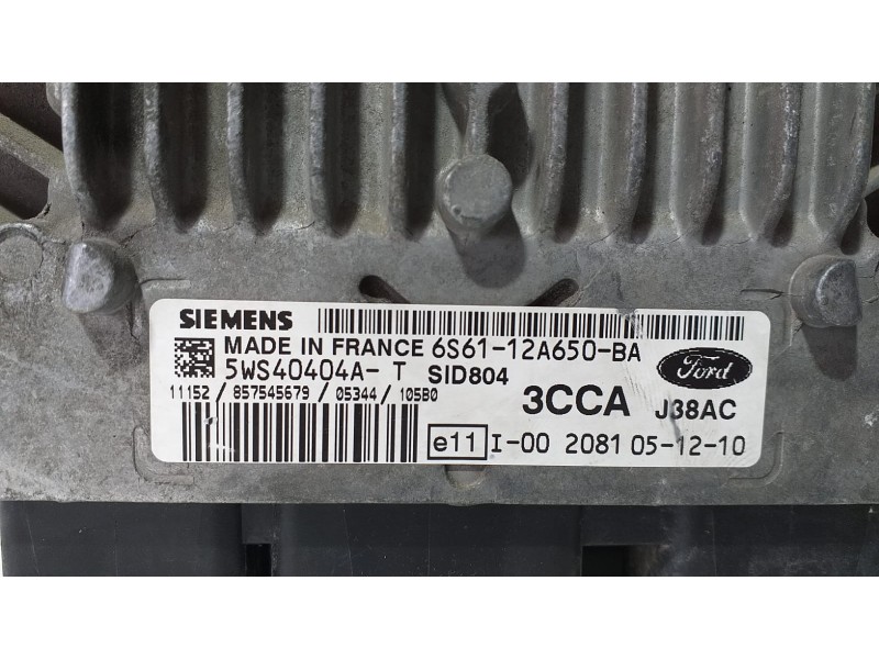 Recambio de centralita motor uce para ford fiesta (cbk) fun referencia OEM IAM 6S6112A650BA 72458 R Recambio de centralita motor uce para ford fiesta (cbk) fun referencia OEM IAM 6S6112A650BA 72458 R