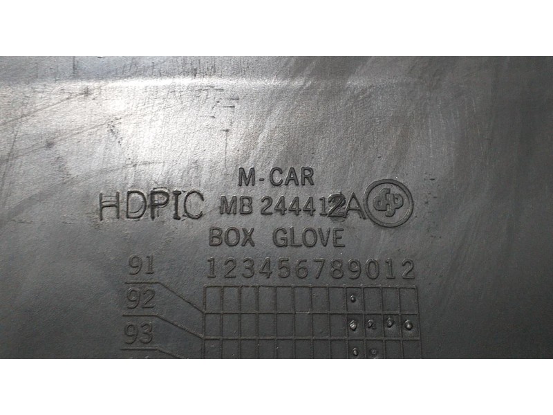 Recambio de guantera para mitsubishi galloper (hyundai) 2.5 td exceed (3-ptas.) referencia OEM IAM MB244412A 63873 