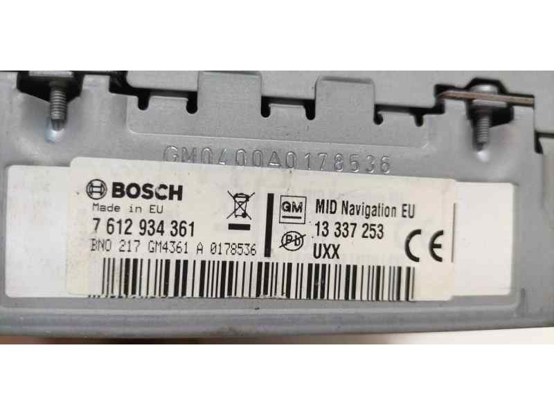 Recambio de sistema audio / radio cd para opel insignia sports tourer cosmo referencia OEM IAM 13337253 85316 