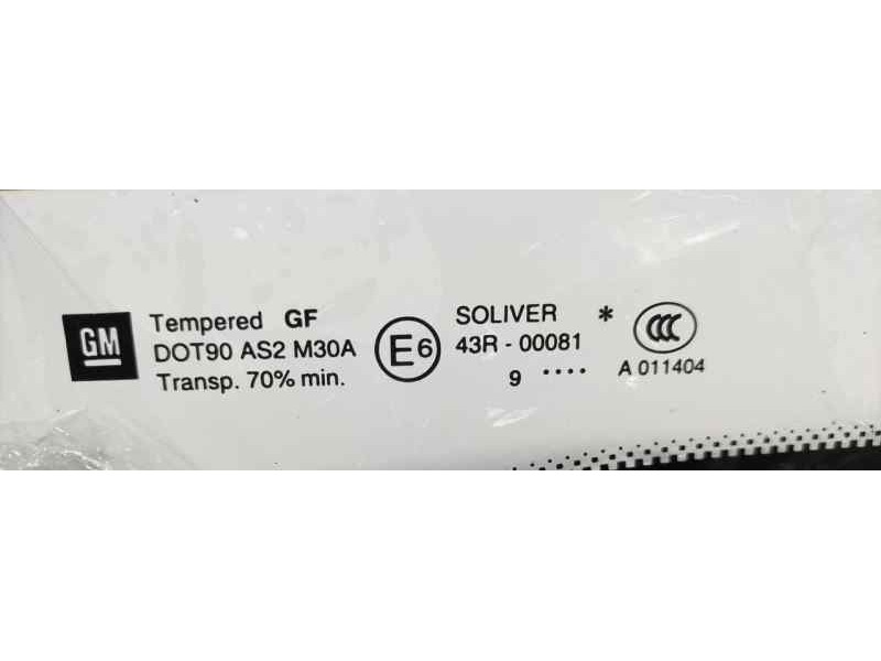 Recambio de luna custodia trasera derecha para opel insignia sports tourer cosmo referencia OEM IAM 13237825 85321 