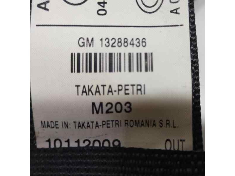 Recambio de cinturon seguridad trasero derecho para opel insignia sports tourer cosmo referencia OEM IAM 13288436 85322 