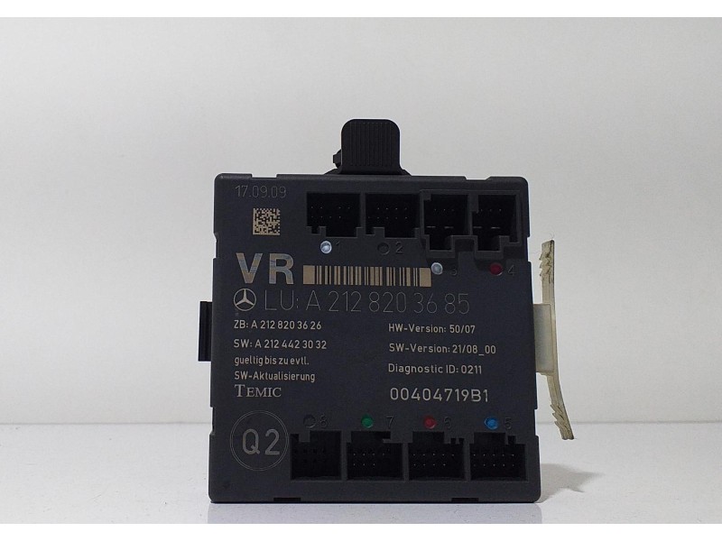 Recambio de modulo electronico para mercedes-benz clase c (w204) berlina c 350 cdi (204.022) referencia OEM IAM A2128203685 6403