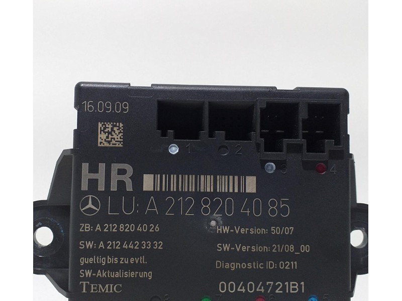 Recambio de modulo electronico para mercedes-benz clase c (w204) berlina c 350 cdi (204.022) referencia OEM IAM A2048204085 6403