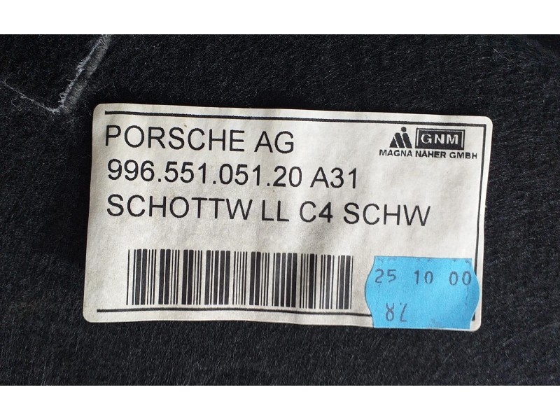 Recambio de guarnecido porton trasero para porsche 911 (typ 996) carrera 4 cabrio referencia OEM IAM 99655105120 52211 