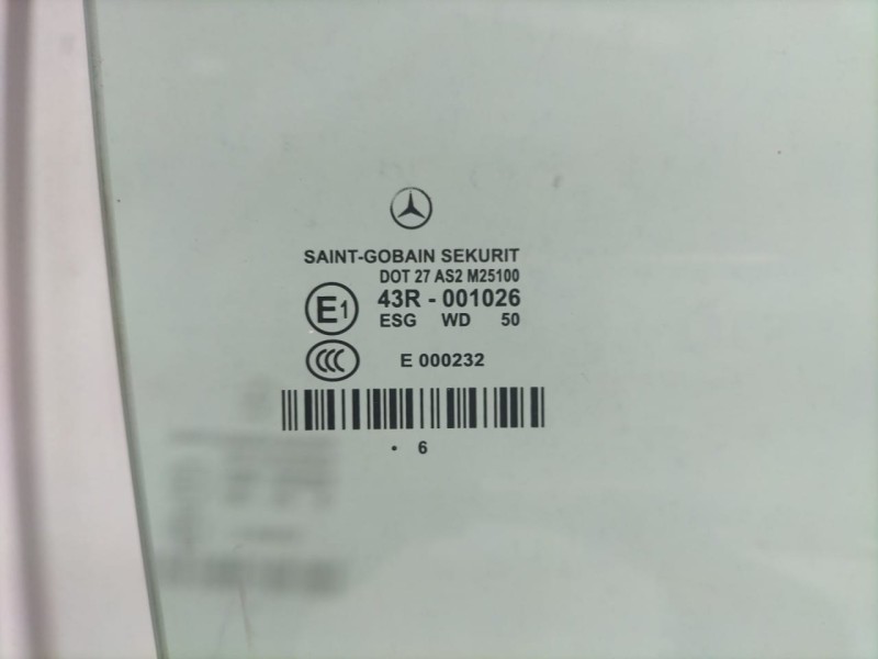 Recambio de luna trasera derecha para mercedes-benz clase cls (w219) 320 cdi (219.322) referencia OEM IAM 642920 80017 