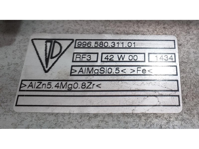 Recambio de barra antivuelco para porsche 911 (typ 996) carrera 4 cabrio referencia OEM IAM 99658031101 52219 