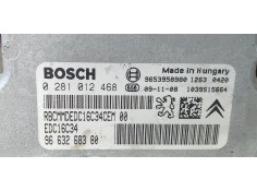 Recambio de centralita motor uce para citroën xsara picasso 1.6 hdi 90 exclusive referencia OEM IAM 9663268380 72729 R 2