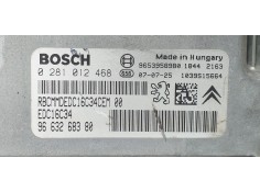 Recambio de centralita motor uce para citroën xsara picasso 1.6 hdi 90 exclusive referencia OEM IAM 9663268380 72731 R 2