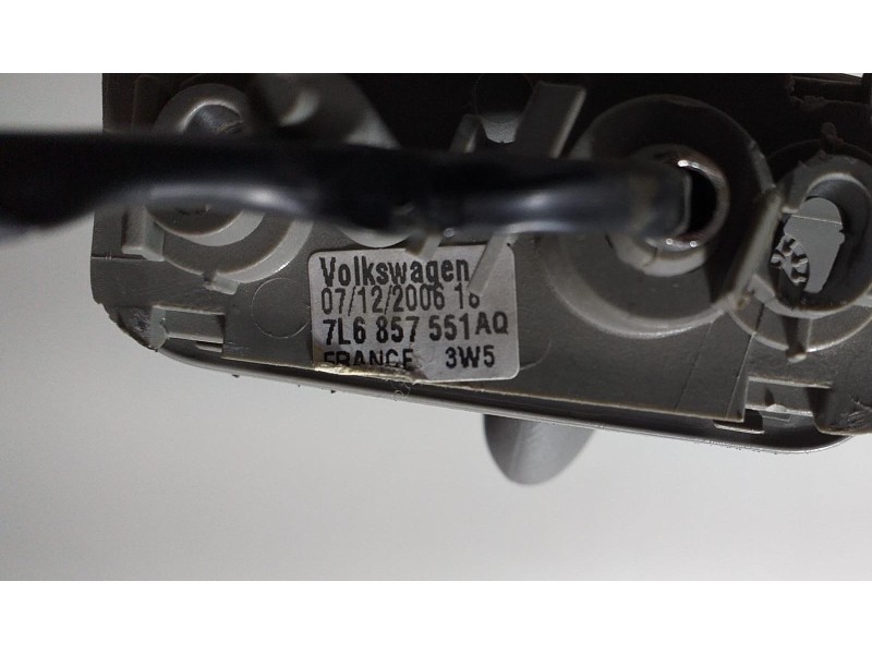 Recambio de parasol izquierdo para volkswagen touareg (7l6) v6 tdi referencia OEM IAM 7L6857551AQ 64253 