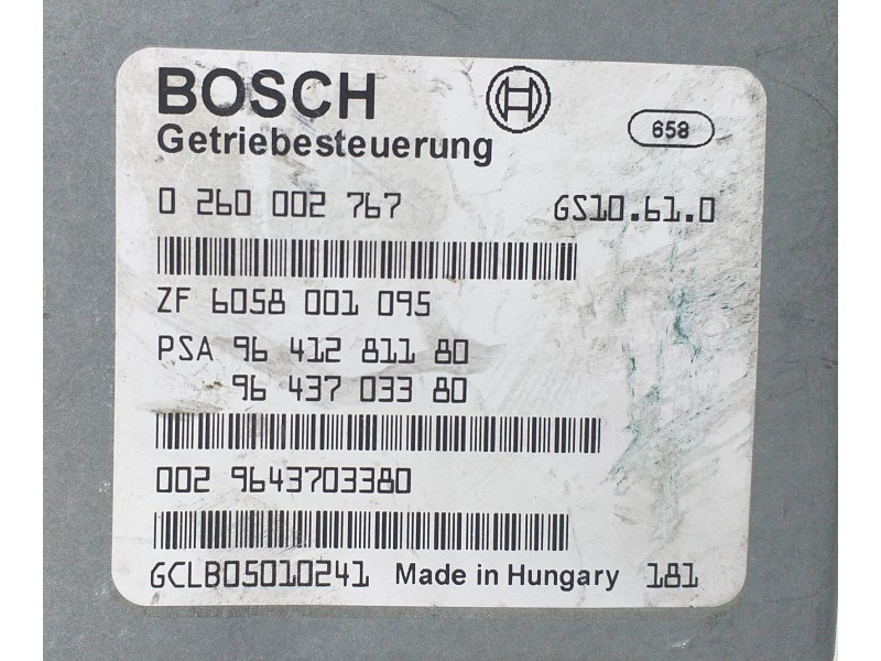 Recambio de centralita cambio automatico para citroën c5 berlina 2.2 hdi exclusive automático referencia OEM IAM 9641281180 7275
