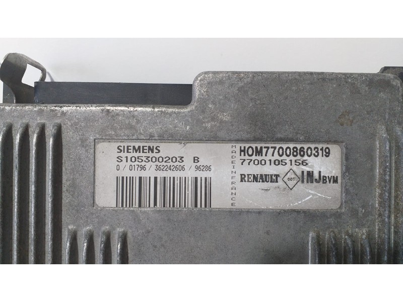 Recambio de centralita motor uce para renault megane i berlina hatchback (ba0) 1.6e alize referencia OEM IAM 7700860319 72764 R