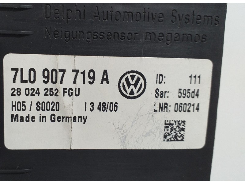 Recambio de modulo inmovilizador para volkswagen touareg (7l6) v6 tdi referencia OEM IAM 7L0907719A 64271 