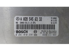 Recambio de centralita motor uce para mercedes-benz clase a (w168) 160 cdi (168.007) referencia OEM IAM A0285456332 72788 R 2