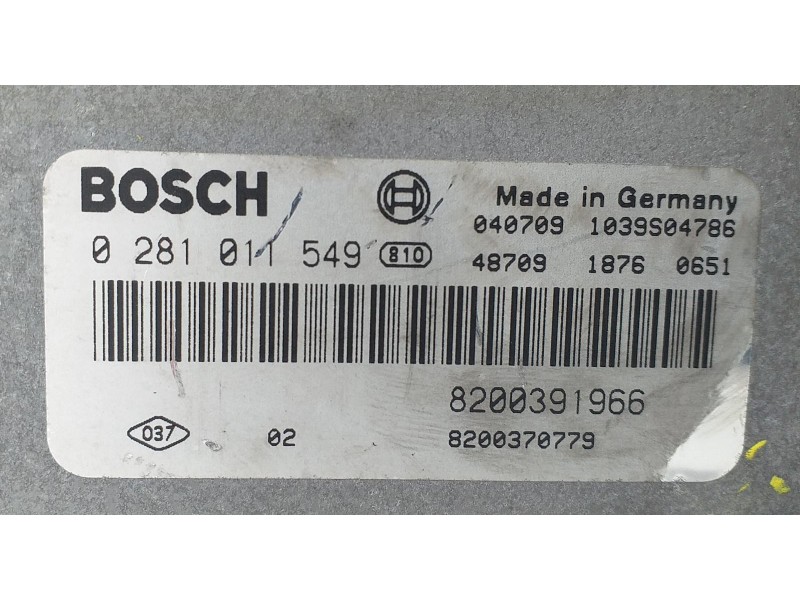 Recambio de centralita motor uce para renault scenic ii emotion referencia OEM IAM 8200391966 72796 R