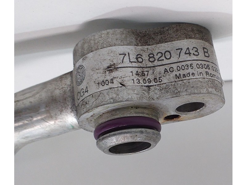 Recambio de tubos aire acondicionado para volkswagen touareg (7la) tdi v6 referencia OEM IAM 7L6820743B 52363 