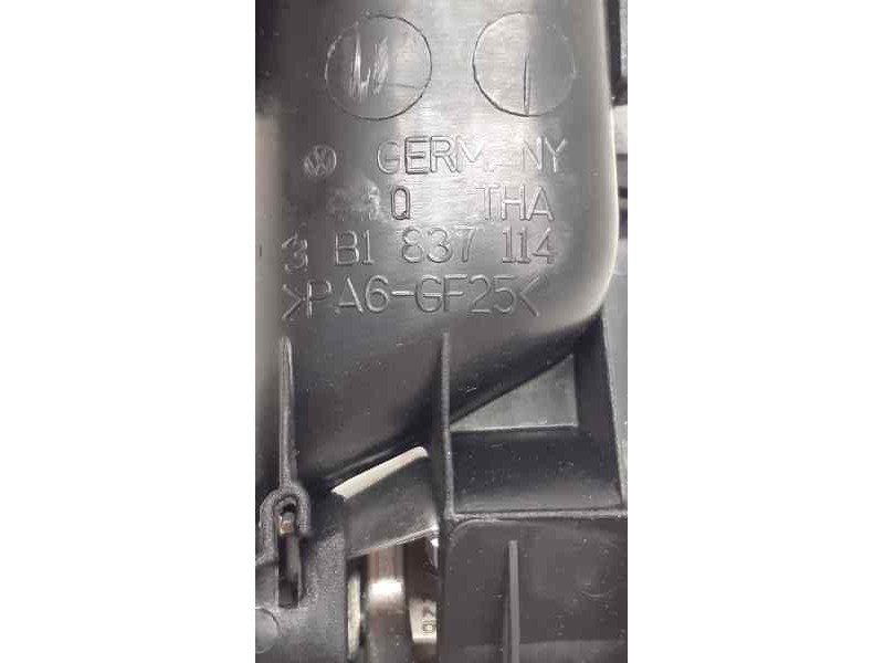 Recambio de maneta interior delantera derecha para volkswagen bora berlina (1j2) conceptline referencia OEM IAM 3B1837114T 39446