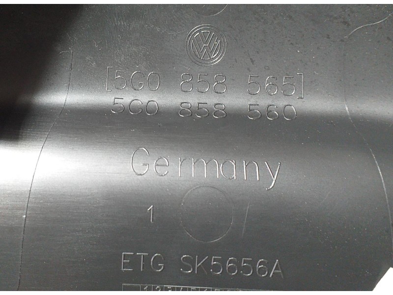 Recambio de columna direccion para volkswagen golf vii lim. advance bluemotion referencia OEM IAM 5G0858565 72833 R