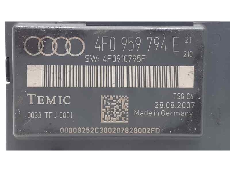 Recambio de modulo electronico para audi a6 avant (4f5) 3.0 tdi quattro referencia OEM IAM 4F0959794E 39498  Recambio de modulo electronico para audi a6 avant (4f5) 3.0 tdi quattro referencia OEM IAM 4F0959794E 39498