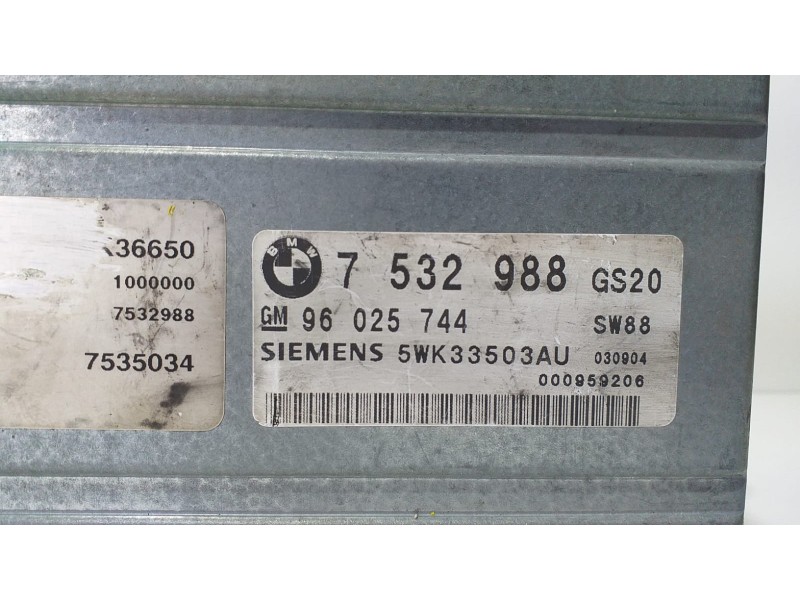 Recambio de centralita cambio automatico para bmw serie 3 berlina (e46) 320d referencia OEM IAM 7532988 72914 R Recambio de centralita cambio automatico para bmw serie 3 berlina (e46) 320d referencia OEM IAM 7532988 72914 R