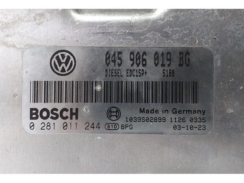 Recambio de centralita motor uce para seat ibiza (6l1) cool referencia OEM IAM 045906019BG 72969 R