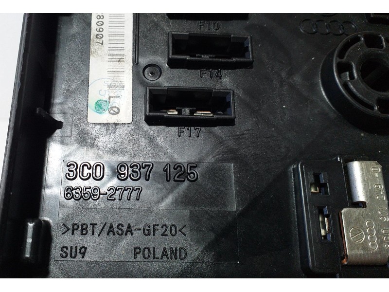 Recambio de caja reles / fusibles para volkswagen tiguan (5n2) r-line bluemotion referencia OEM IAM 3C0937125 72988 R