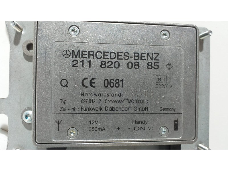 Recambio de modulo electronico para mercedes-benz clase s (w221) berlina 350 (221.056) referencia OEM IAM 2118200885 64541 