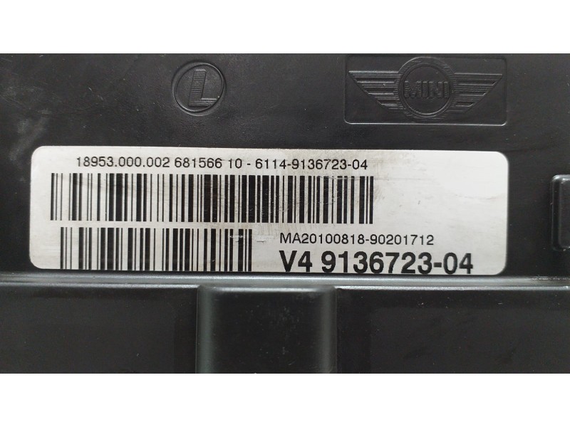 Recambio de caja reles / fusibles para mini countryman (r60) cooper referencia OEM IAM 9136723 52613 