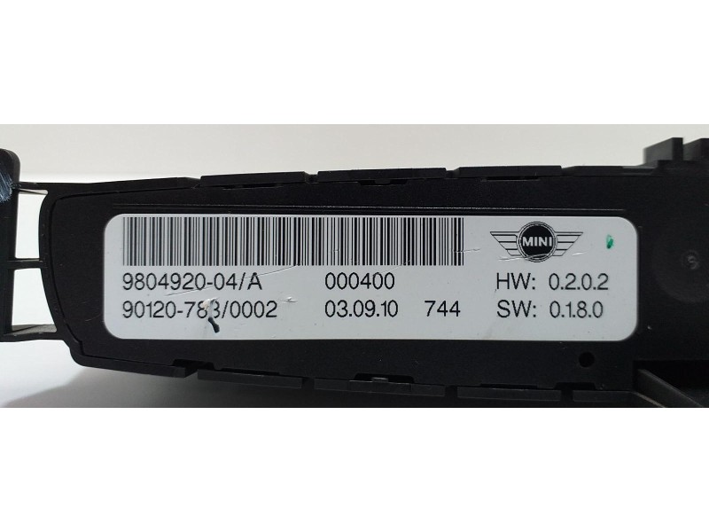 Recambio de interruptor para mini countryman (r60) cooper referencia OEM IAM 9804920 52618 