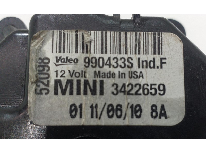 Recambio de motor apertura trampillas climatizador para mini countryman (r60) cooper referencia OEM IAM 990433S 52637 