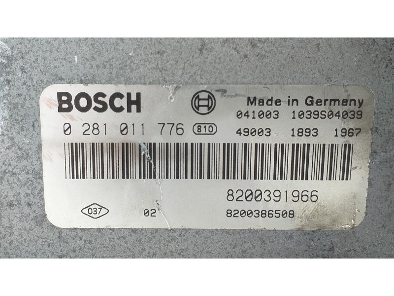 Recambio de centralita motor uce para renault scenic ii authentique referencia OEM IAM 8200391966 73118 R Recambio de centralita motor uce para renault scenic ii authentique referencia OEM IAM 8200391966 73118 R
