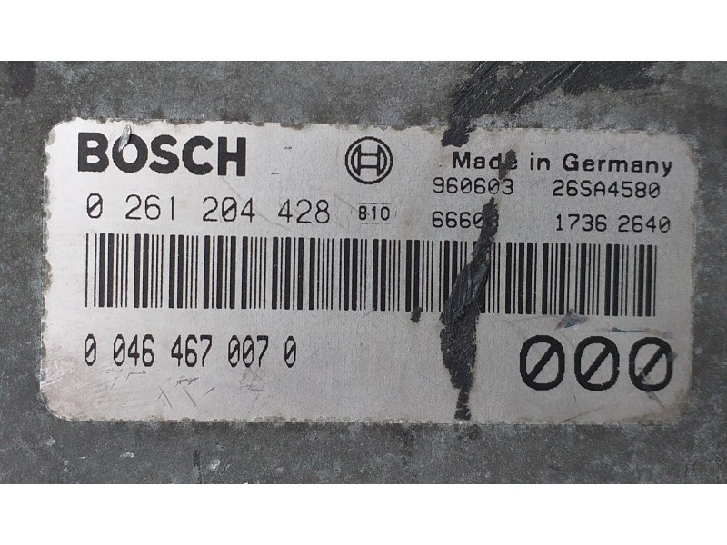 Recambio de centralita motor uce para lancia lancia y 1.4 ls referencia OEM IAM 0261204428 73140 R