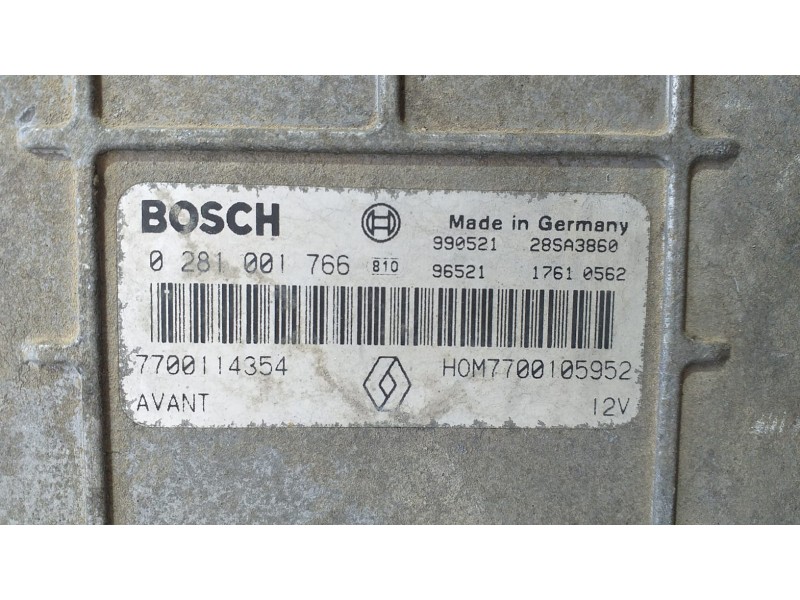 Recambio de centralita motor uce para renault laguna (b56) 1.9 dti rxe referencia OEM IAM 7700105952 73147 R